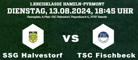 Mehr über den Artikel erfahren SSG Halvestorf II – TSC Fischbeck  1 : 0